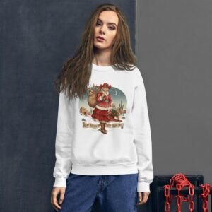 Cowgirl Santa Unisex Sweatshirt