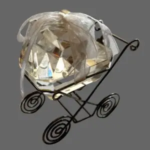2007 Baby's First Christmas Baby Carriage Figurine