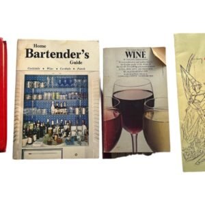 Vintage Bartending & Wine Guide Collection - 1960s-70s Ephemera
