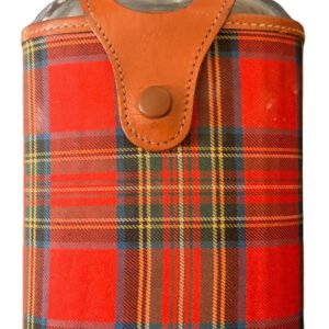 Vintage Glass Hip Flask - Classic Pocket Flask