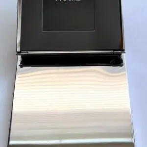Chrome Photo Frame with Notepad