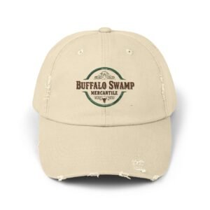 Distressed Cap — Buffalo Swamp Mercantile Logo Hat