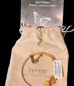Alex and Ani Butterfly Charm Bangle | Renewal & Strength