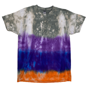 Hand-Dyed Horizon Stripe Tee - Sunset Colorway