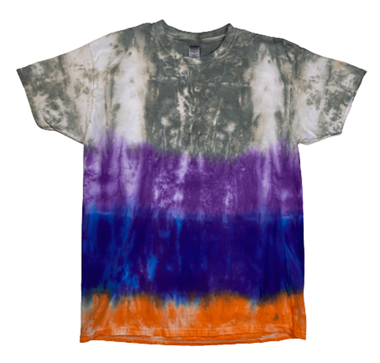 Hand-Dyed Horizon Stripe Tee - Sunset Colorway