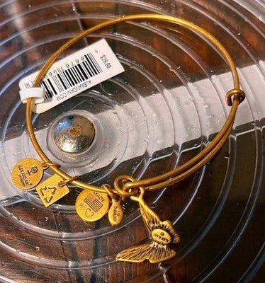Alex and Ani Butterfly Charm Bangle | Renewal & Strength - Image 2